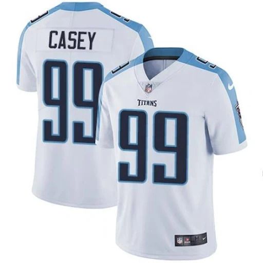 Men Tennessee Titans 99 Jurrell Casey Nike White Vapor Limited NFL Jersey